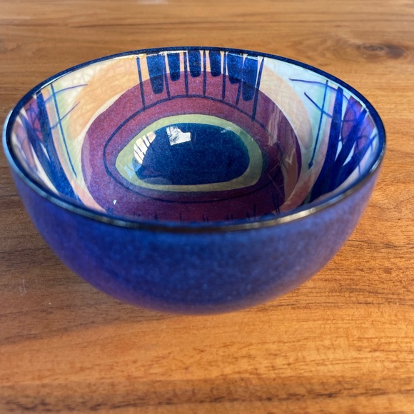 Vintage Royal Copenhagen TENERA Faience Rice Bowl By Inge-Lise Koefoed 137/2196 - Picture 5 of 14